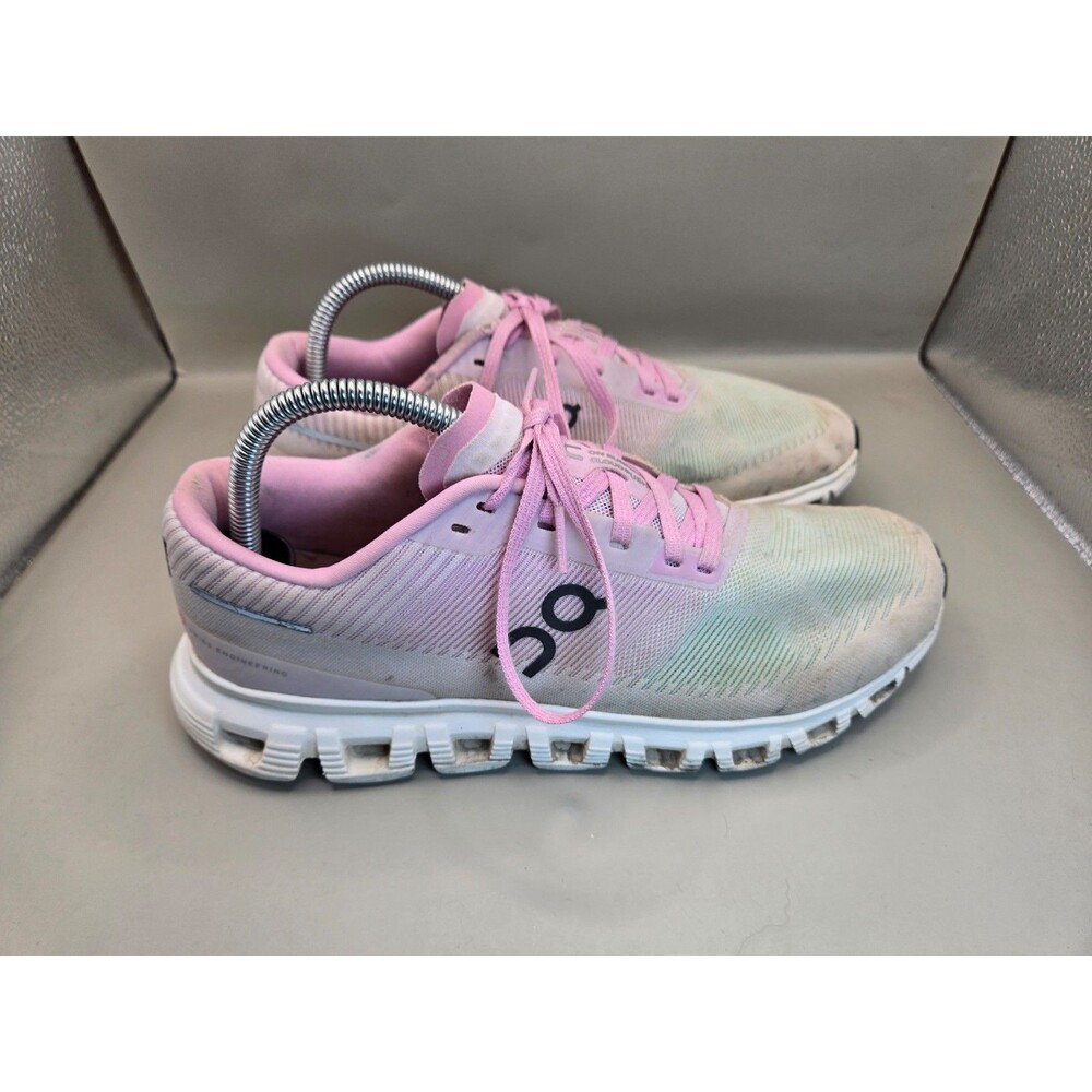 On Cloud 6 Push Shoes Womens 9.5 Honeydew Petal Running Athletic Workout Sneaker